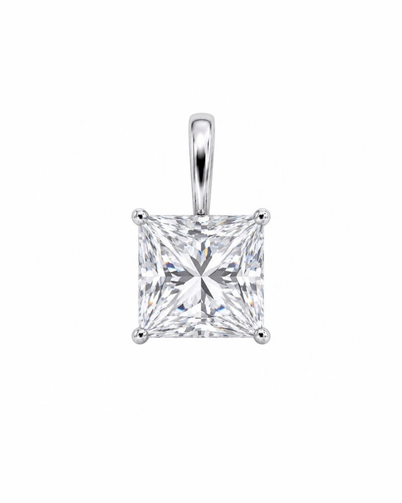 Princess Solitaire Pendant — Pendants — Maison d'Éclat